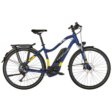 Bicicleta todocamino eléctrica HAIBIKE SDURO TREKKING 7.0 LOW-STEP Azul/Amarillo 2018 0